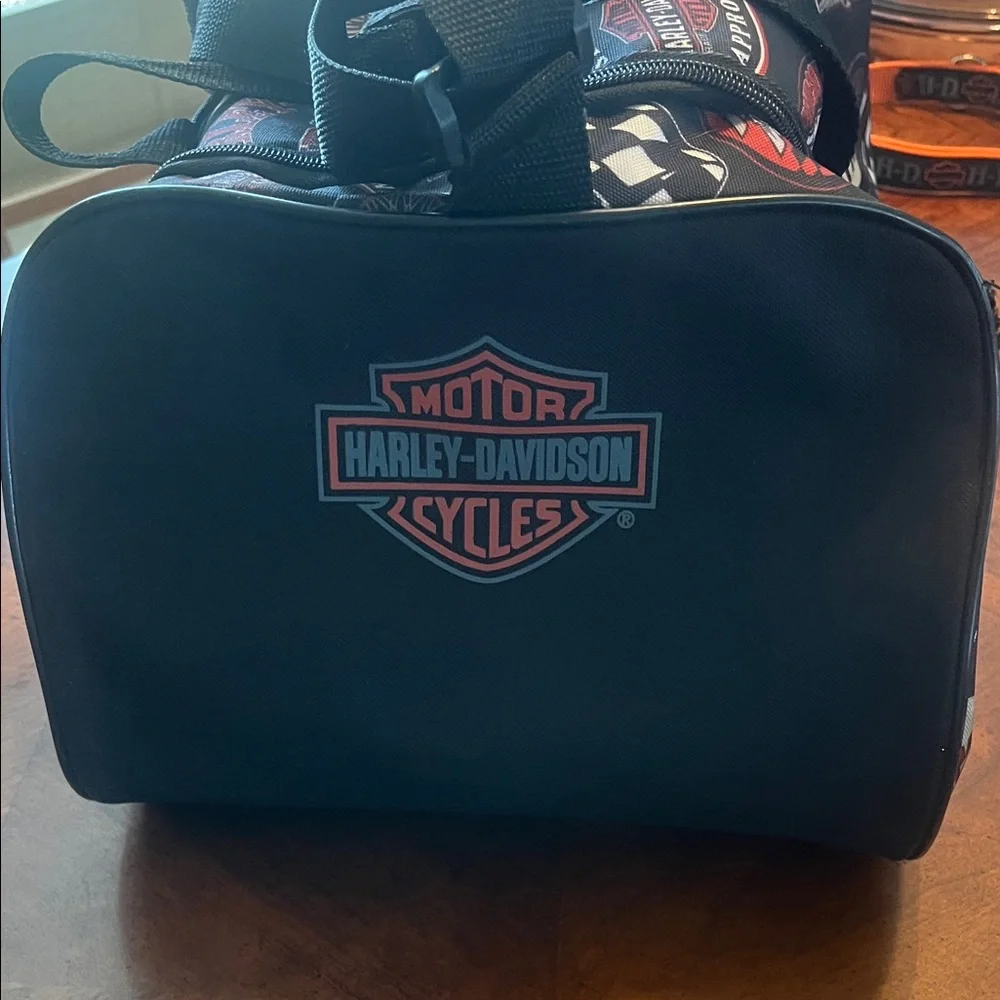 Harley-Davidson Multi-Color Graphic Duffel Bag